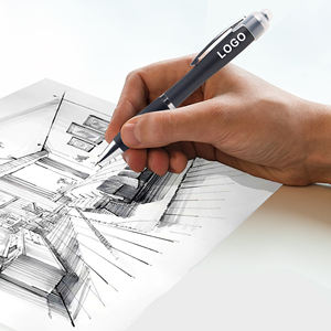 Stylo bille en plastique LED le moins cher avec logo personnalisé imprimé pour écran tactile de téléphone - Product Image 4