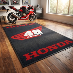 Tappeti Personalizzati per <span class=keywords><strong>Moto</strong></span> da Esterno, Tappetini Stampati per <span class=keywords><strong>Garage</strong></span> e Box <span class=keywords><strong>Moto</strong></span>, Antiscivolo, Impermeabili, in Nylon - Product Image 5