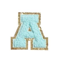 Patchs brodés personnalisés 3D en feutre chenille, lettres et logos, à thermocoller, faits main, à faible coût, faible minimum de commande pour chapeaux et vêtements