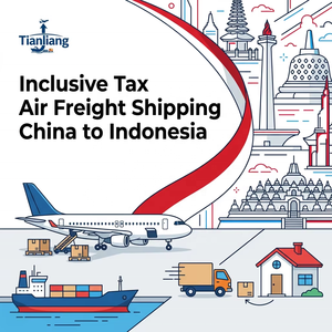 Expédition aérienne incluant les taxes de Chine vers l'Indonésie avec dédouanement et livraison à domicile - Product Image 1