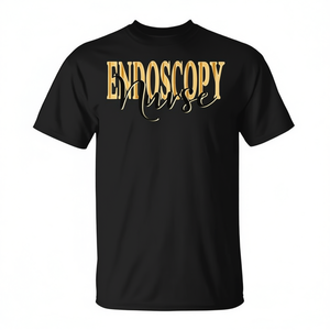 T-shirt d'infirmière d'endoscopie noir unisexe pour adulte, cadeau médical pour les professionnels de la santé - Product Image 2