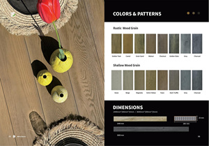 <span class=keywords><strong>Terrasse</strong></span> en composite PU de qualité supérieure, série grain de bois rustique <span class=keywords><strong>et</strong></span> peu profond, écologique, anti-mites, léger, idéal pour les terrasses de complexes hôteliers - Product Image 6