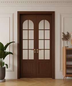 Venta caliente de fábrica puertas interiores de piel de <span class=keywords><strong>puerta</strong></span> Frp internas con <span class=keywords><strong>puerta</strong></span> de <span class=keywords><strong>madera</strong></span> impermeable de vidrio - Product Image 4