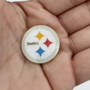 New York <span class=keywords><strong>Giants</strong></span> Badge numérique imprimé métal broche broche sport thème bijoux pour pour épinglette fabricant NFLTeams Logo Offre Spéciale - Product Image 4