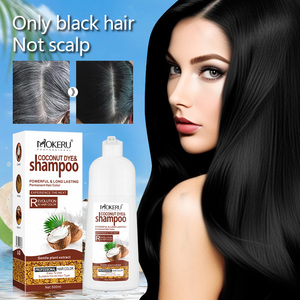 MOKERU Shampooing Colorant à la Noix de Coco, Couverture Rapide des <span class=keywords><strong>Cheveux</strong></span> Gris, Formule Nourrissante, Coloration Express, 500ml - Product Image 5