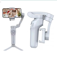 Harga Terbaik L7Cpro Mobile Gimbal Stabilizer Tripod 3 untuk Anti-goyang Desain Lipat Pelacakan Wajah AI Kompatibel dengan Kamera Video