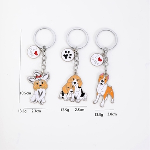 Les nouveaux produits de Yixuan comprennent des porte-clés en métal Bagguido à thème dessin animé, des pendentifs Boston Terrier et des accessoires <span class=keywords><strong>Beagle</strong></span>. - Product Image 2