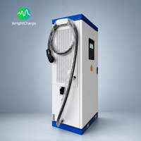 Station de recharge rapide pour véhicules électriques 400 kW CCS2 CHAdeMO GBT IP55 Étanche Protection contre la foudre OCPP RFID pour station-service WrightCharge
