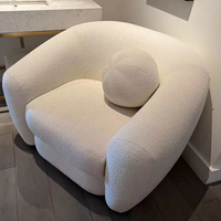 Chambre à coucher salle à manger nordique de luxe simple hôtel balcon salon meubles relax canapé fauteuil accent ensemble de chaises pour la maison