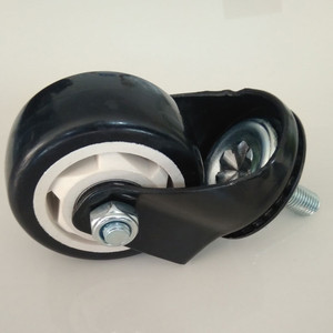 Cmcl 3 inch PU/PVC Castor bánh xe xoay giỏ hàng bánh xe phanh nhỏ Caster bánh xe cho đồ nội thất - Product Image 6