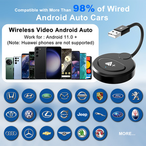 Adaptateur sans fil Android Auto avec Youtube Netflix Tk Wireless Android Auto Video Dongle Converter Wired to Wireless AndroidAuto - Product Image 5