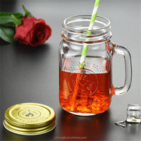 Minimalist ische Multifunktions-Weithalsglas becher Benutzer definiertes Logo Quadratische Einmach glas deckel Schraub verschluss Personal isiert für Champagner