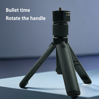 Bâton de caméra d'action 1m 2m 3m tige de poteau extensible en métal pour Ins/ta360 X3 X2 Rs360 trépied à poignée rotative avec bâton de Selfie