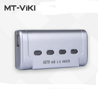 Commutateur USB 2.0 haute vitesse 4 ports MT-ViKI MT-SW241-CH à partage automatique, fabriqué au Guangdong, moule privé