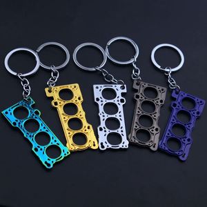 Llavero de accesorios para amantes de los automóviles, llave Turbo, piezas de llanta de rueda, llavero, caja de cambios de velocidad de coche, llavero con cabeza de engranaje/ - Product Image 3