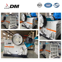Concasseur à mâchoires stationnaire DONGMENG DC106 300tph avec plaque de mâchoire résistante à l'usure et décharge réglable pour le concassage de roches dures