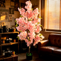 Nouveautés : Arrangements floraux de mariage, faux arbre à fleurs de cerisier, fleurs artificielles, décorations pour bars et maisons, cadeau pour la Saint-Valentin