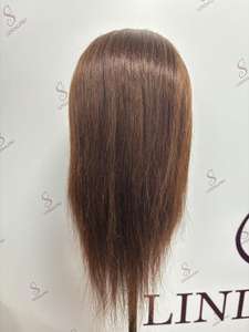 رأس مانيكان للشعر الاحترافي طويل بني مختلط رأس مانيكين للتدرب على الشعر مثالي لطلاب تصفيف الشعر وتدريب الصالونات - Product Image 3