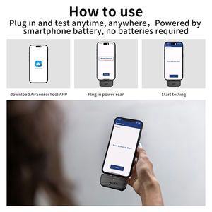 Anpassbarer tragbarer OEM-Alkohol <span class=keywords><strong>tester</strong></span> für Mobiltelefone mit Atem alkohol überwachung - Product Image 3