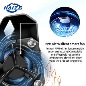 โรงงาน HAIZG ขายส่งไฟหน้ามอเตอร์ไซค์รูปนกฮูก ไฟเลเซอร์ LED สำหรับมอเตอร์ไซค์ อุปกรณ์เสริมระบบไฟส่องสว่างสำหรับมอเตอร์ไซค์ - Product Image 4