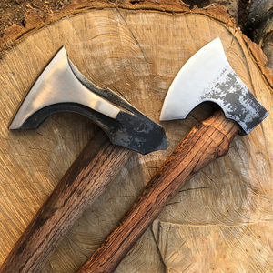 Giả mạo thép carbon Viking rìu gỗ xử lý chặt rìu cắm trại hatchet món quà tốt nhất tomahawks Rìu - Product Image 4