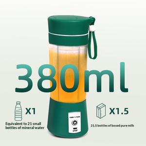 Mini mixeur-presse-agrumes électrique USB portable personnalisé avec logo, petit mixeur-bouteille pour les voyages et l'extérieur - Product Image 3