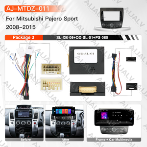 <span class=keywords><strong>Kit</strong></span> de cadre d'écran central de voiture 12,3 pouces, lecteur DVD Android 2 Din, <span class=keywords><strong>autoradio</strong></span> multimédia pour MITSUBISHI 08-15 PAJERO - Product Image 3