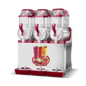 Commercial 3 flavors frozen ice making machine snack equipments ice slush machine