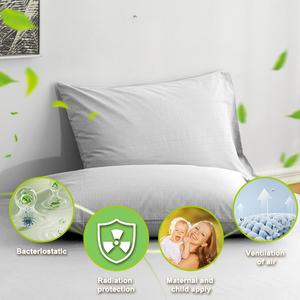Funda de Almohada Conductora con Fibra de Plata Antibacteriana, Protección Antiestática y Contra Campos Electromagnéticos para Hogar, Hospital y Hotel - Product Image 1