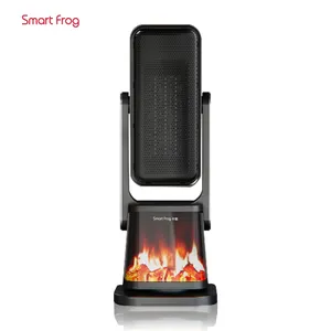 electric fireplace Convector Heater Flame Effect Portable PTC Tower Air Heater