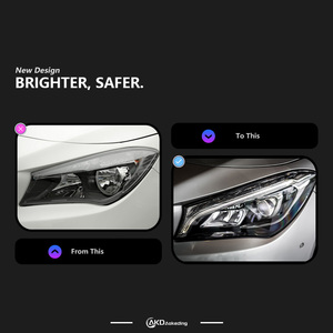AKD Car Model Parts Goods For Benz <span class=keywords><strong>CLA</strong></span> W117 2014-2020 CLA180 CLA220 CLA200 CLA260 lampe frontale LED phare LED double projecteur - Product Image 2