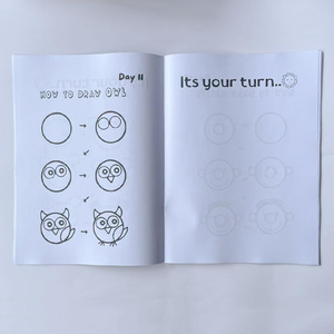 Un <span class=keywords><strong>Cuaderno</strong></span> de Dibujo Sencillo Te Enseña Cómo Descomponer el Arte <span class=keywords><strong>Infantil</strong></span> por Pasos y Colorearlo. Un libro de dibujos para colorear sencillos - Product Image 4