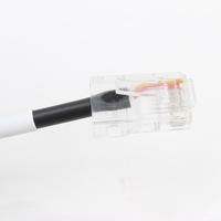Cable de Transmisión de Señal M12 Aviation Hembra a RJ45, Cable Ethernet Industrial, Cable de Conexión Impermeable para Sensor