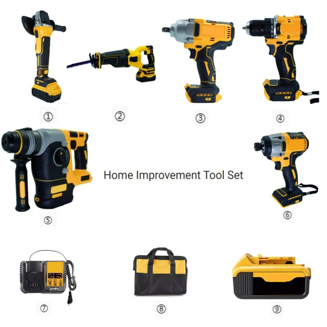 Factory Direct and Great Value Wholesale Cordless Power Tools Full Set for Multi-purpose Use