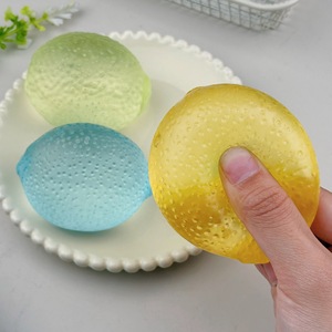 Best-Selling Premium TPE Maltose Lemon Squishy Stress <b>Ball</b> Realistic Fruit <b>Squeeze</b> Toy for Stress Relief Ages 8+ - Product Image 3