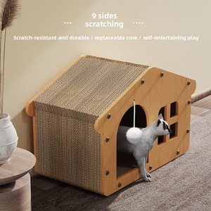 Rascador para Gatos, Cama para Gatos, Cartón Corrugado de Doble Capa, Tamaño Extra Grande, Multifuncional, Duradero, Antideslizante - Product Image 2