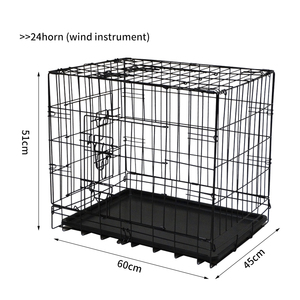 <span class=keywords><strong>Cage</strong></span> pour petits animaux de compagnie de haute qualité, écologique, fabriquée en fer, avec revêtement en poudre, 3 portes, pour chats et chiens - Product Image 5