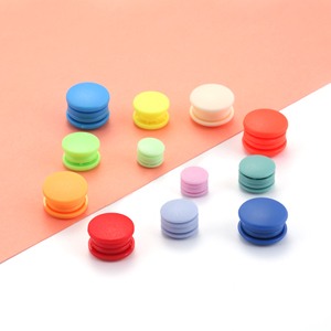 Tùy Chỉnh Kích Thước 20Mm Bé Quần Áo Snap Nút 4 Phần Đầy Màu Sắc Nhựa Với Mạ Kỹ Thuật Có Thể Giặt Nhà Cung Cấp - Product Image 2