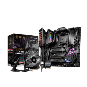 Ban đầu mới cho MSI Meg x570 thần thánh Máy tính để bàn Bo mạch chủ E-ATX hình thức yếu tố đôi <span class=keywords><strong>DDR4</strong></span> Bộ nhớ kênh hỗ trợ lên đến 128 GB <span class=keywords><strong>RAM</strong></span> - Product Image 1