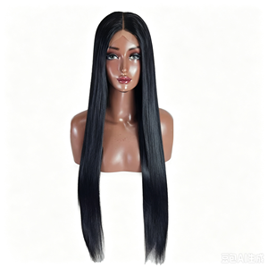 Wig Rambut Manusia Asli Vietnam Double Drawn Bone Straight Tanpa Lem HD Transparent Lace Front Lembut Halus 130% Density - Product Image 2