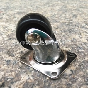 Furniture Caster 30mm PP Swivel With Brake Plate Mount Durable - Product Image 1