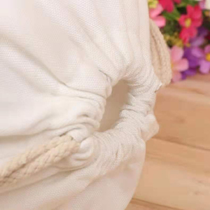 Sac en coton personnalisé avec cordon de serrage, grand sac en tissu écologique, sac promotionnel pas cher, petite pochette, sac à poussière en coton naturel - Product Image 3