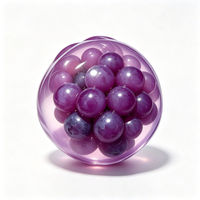 6 Billes anti-stress en cristal en forme de fruits, jouets sensoriels pour soulager le stress