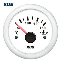 Nuevo Medidor de Temperatura de Aceite KUS CPYR IP67 a Prueba de Agua, 52 mm, 12/24 V, 316SS, 50~150 °C, para Embarcaciones Marinas y Grupos Electrógenos