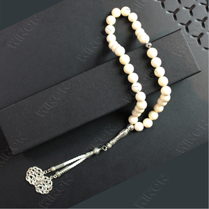 osso di cammello naturale con osso di animale gioiello islamico 10mm 33 perle di preghiera musulmano Ramadan regalo di lusso di fascia alta collezionista di rosario Tasbih - Product Image 5