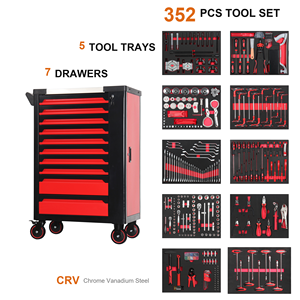 Garage Tool Chest with Kits Rolling Toolbox Workshop <b>Lockable</b> Cabinet Customized Mobile <b>Drawers</b> Trolley Low Price - Product Image 3