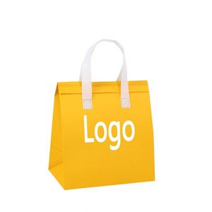 Wholesale Custom Printed Recyclable Fabric Non Woven Cooler Bags for Food Takeaway & Shopping with Personalized Logo - Product Image 1