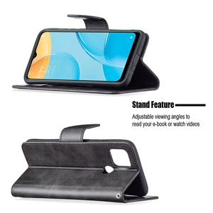 Retro portafoglio Vintage in pelle di pecora custodia per telefono cellulare per OPPO A15 A16 A7 A36 <span class=keywords><strong>Realme</strong></span> <span class=keywords><strong>C21</strong></span> C20 C35 Reno 5 Pro 5G Flip Stand - Product Image 6