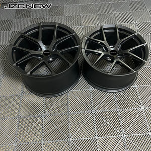 JZCNCW Nuevas Llantas Monobloque Personalizadas 5x112/120/130 de Aleación de Aluminio Forjado Multirradio para Modificación/Actualización 992 RS6 G30-G38 G70 F91-F93 - Product Image 5