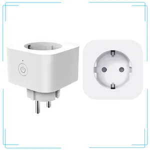 Tuya wifi compatibile energy meter wireless eu smart plug europa EU FR plug wireless smart plug socket homekit